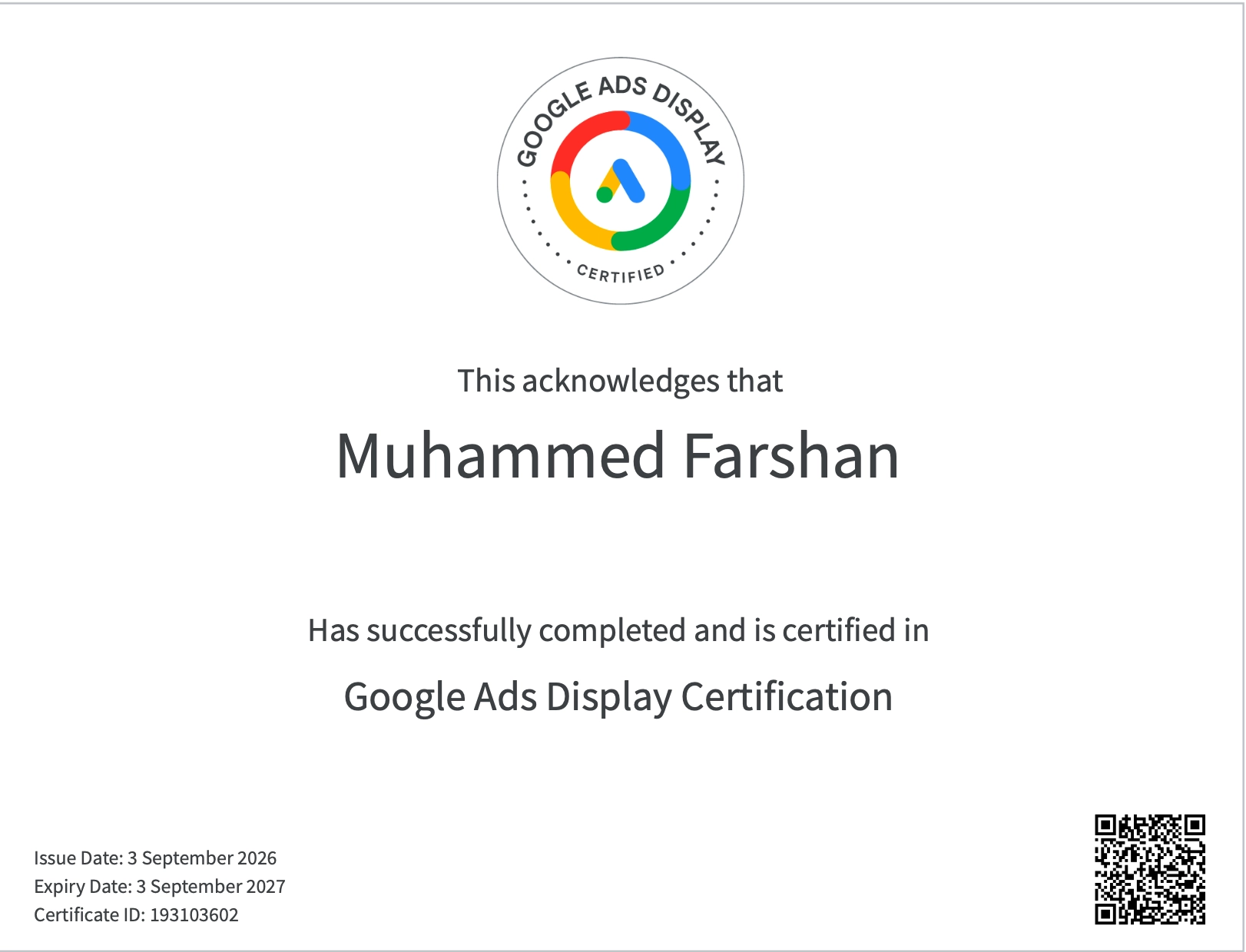 GOOGLE ADS DISPLAY